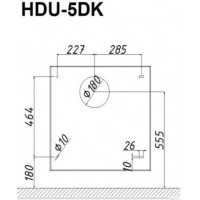 Конвектор газовый Hosseven HDU-5 DKV Fan (Sit), с вентилятором, чугун