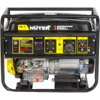 Генератор бензиновый HUTER DY8000LX-3, 6.5 кВт, 64/1/28, электростартер