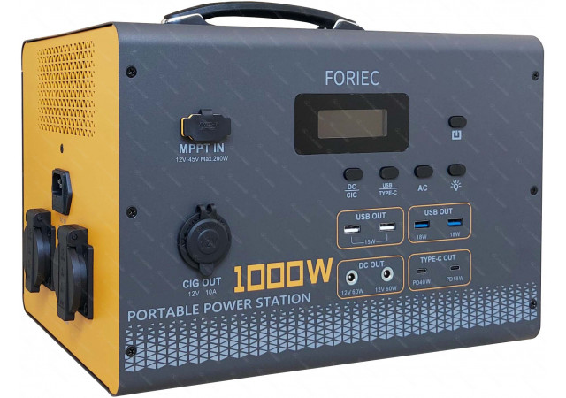 Электростанция FORIEC 1000W портативная, заказать недорого с доставкой, низкая цена.