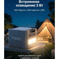 Электростанция FORIEC 2000W, 2016 Втч (644 Ач) портативная
