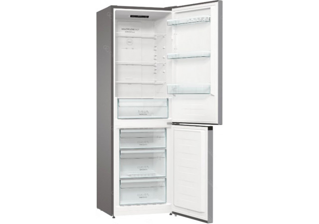 Холодильник двухкамерный Gorenje NRK6191ES4, серый (A)
