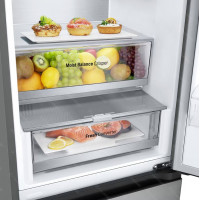 Холодильник двухкамерный LG GC-B459FNPW серебристый (M)
