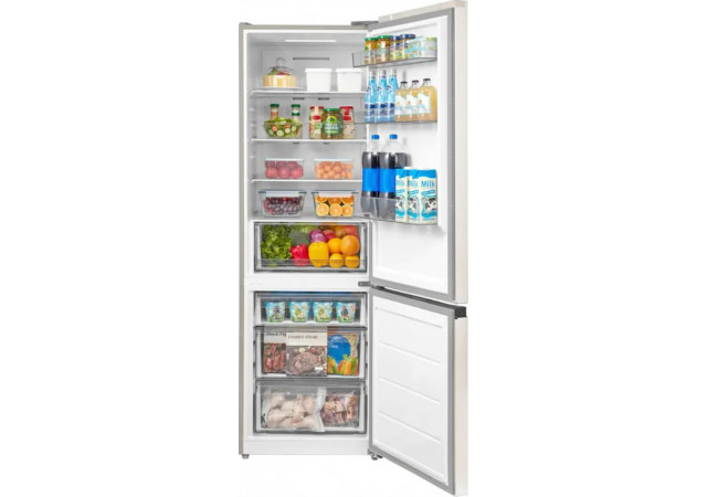 Холодильник двухкамерный Midea MDRB 457 FGF33ID inverter, бежевый мрамор, FNF