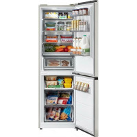 Холодильник двухкамерный Midea MDRB470MGF33O, бежевый