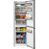 Холодильник двухкамерный Midea MDRB470MGF46O, стальной