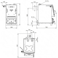 Котёл твердотопливный Zota Master X-14