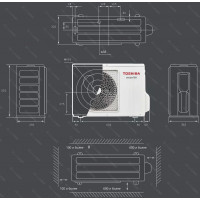 Кондиционер TOSHIBA Haori RAS-13N4VRG-EE inverter (Wi-Fi)