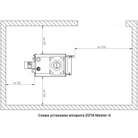 Котёл твердотопливный ZOTA Master X-32П, конфорка
