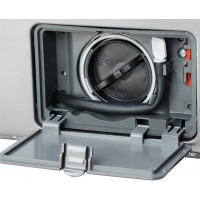 Стиральная машина Бирюса WM-SM510/10M inverter, металлик, 5кг, пар