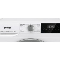 Стиральная машина Gorenje W2NHPI 62SCS inverter, белый/серебро, 6кг, пар