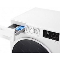 Стиральная машина LG F2J6TN0W inverter, белый/черный, 8кг