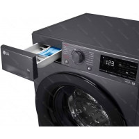Стиральная машина LG F2V3PS6J inverter, черный, 8кг, пар
