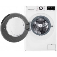 Стиральная машина LG F2V3PS6W inverter, белый/черный, 8кг, пар
