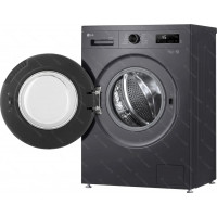 Стиральная машина LG F2Y1WS6J inverter, серый/черный, 6,5кг, пар