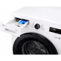 Стиральная машина LG F2Y1WS6W inverter, белый/черный, 6,5кг, пар