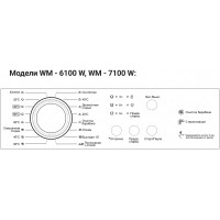 Стиральная машина Nordfrost WM-6100 W