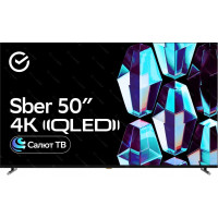 Телевизор Sber SDX-50UQ5234, smart, QLED, UHD, (Салют)